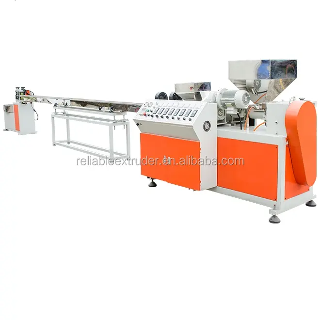 PE PP Three Color Rattan Extruding Machine High Production Extrusion Line