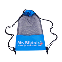 Sac à chaussures de voyage en polyester écologique personnalisé avec cordon de serrage Sac de sport durable et réutilisable avec fermeture à cordes en tissu soyeux