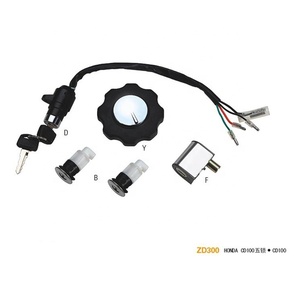 Suku Cadang Sepeda Motor Pabrik Cina Saklar Pengapian Set Utama Saklar Aksesoris Sepeda Motor Digunakan untuk <span class=keywords><strong>CD100</strong></span> - Product Image 1