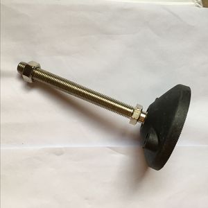 Pies de nivelación de máquina, patas niveladoras de alta resistencia con tuercas de bloqueo, paquete de 4, 100mm de longitud, m12