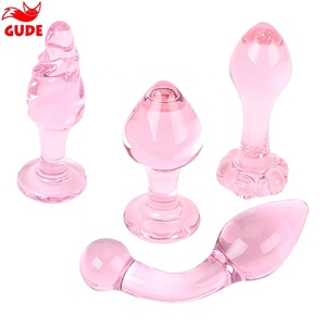 4 Stück Set Medical-Grade Double Ended Riesige Kristallglas Stick Glas dildos, Adult Fashion Real Feeling Masturbation Tools - Product Image 1