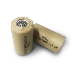 High reliability ni-cd sc1700mah 1.2v rechargeable battery