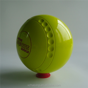 Set <span class=keywords><strong>da</strong></span> Bowling Booce Ball per Prato, <span class=keywords><strong>Gioco</strong></span> di <span class=keywords><strong>Bocce</strong></span> Ovale in Resina per Sport all'Aperto, Verde Erba 130mmx110mm HAIYING Play - Product Image 1