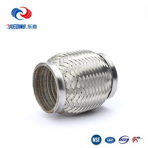 Neue Design 2,25x8 Edelstahl Flex Rohr Auspuff w/Verriegelung - Product Image 5