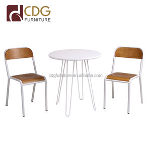 Commerce extérieur heavy duty style fer table à repasser avec vintage coloré en aluminium chaises empilables - Product Image 5
