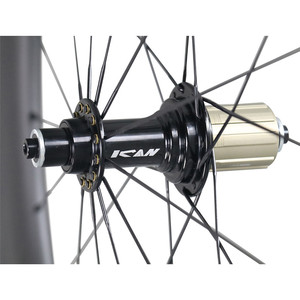 Nuovo Set di Ruote in Carbonio Ican Clincher 86mm con Raggi <span class=keywords><strong>Sapi</strong></span> - Product Image 2