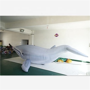 Gonfiabile balena blu tema Marino Rafforzare Oxford 8 M gigante gonfiabile balena per la vendita - Product Image 2