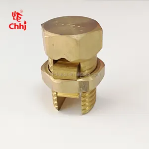 High Quality Brass Split Bolt Connector Hex- Head For Cable Connecting