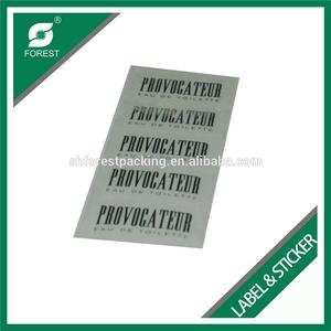 CHINE FOURNISSEUR D'OR CUSTOM MADE VYNYL AUTOCOLLANTS AVEC IMPRESSION HOLOGRAMME ÉTIQUETTE POUR BOUTEILLES - Product Image 3