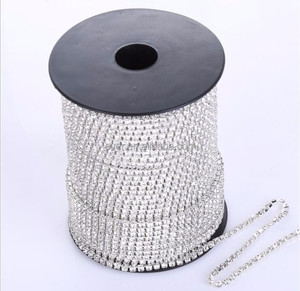 High <strong>Quality</strong> Brass <strong>Chain</strong> Wholesale Crystal <strong>Rhinestone</strong> Cup <strong>Chain</strong>
