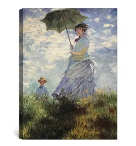 Famous Claude Monet woman wall art oil painting