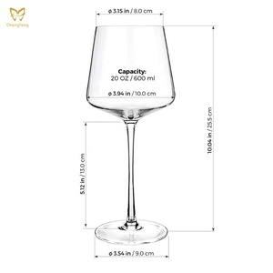 17,7 oz hecho a mano regalo de boda arte gran vientre taza de degustación ultrafina cristal Borgoña Burdeos <span class=keywords><strong>Copa</strong></span> <span class=keywords><strong>Cabernet</strong></span> <span class=keywords><strong>copa</strong></span> de vino - Product Image 4