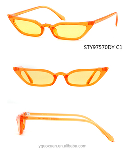 STY97570DY <span class=keywords><strong>Mini</strong></span> Retângulo Cat Eye Quadros Lentes Colorida Óculos De Sol Moda Óculos Novos Óculos De Sol - Product Image 4