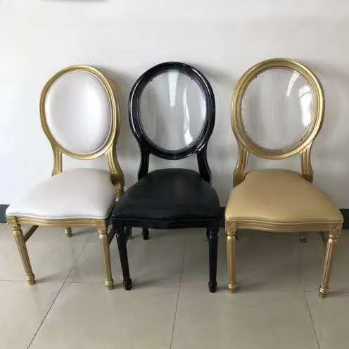 Fabrik Direkt Französisch Louis Stil Royal Thron Stuhl König Ghost Stühle Runde