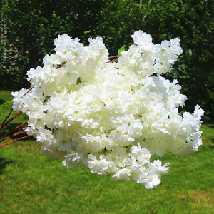 Vente en gros <span class=keywords><strong>de</strong></span> fleurs <span class=keywords><strong>de</strong></span> <span class=keywords><strong>cerisier</strong></span> artificielles blanches pour mariage, Noël, remise <span class=keywords><strong>de</strong></span> diplômes, Halloween, fête des mères et décorations <span class=keywords><strong>de</strong></span> Pâques - Product Image 2