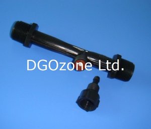Inyector de fertilizante de tubo Venturi DE OZONO, piezas de ozono, bomba mezcladora, eyector Venturi de 3/4 "PVDF - Product Image 5