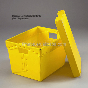 Custom corrugated plastic mailing trays/postal tote bin/UPS mailing totes - Product Image 3