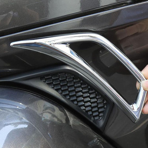 Évents de roue avant, 4 pièces, cadre décoratif autocollant, accessoires d'extérieur pour <span class=keywords><strong>jeep</strong></span> <span class=keywords><strong>wrangler</strong></span> <span class=keywords><strong>JL</strong></span>, 2018 <span class=keywords><strong>2019</strong></span> - Product Image 2
