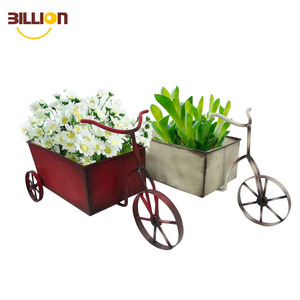 Maceta Decorativa con Forma <span class=keywords><strong>de</strong></span> Bicicleta Negra, Macetas <span class=keywords><strong>de</strong></span> Hierro Forjado para <span class=keywords><strong>Patio</strong></span>, para Jardín y Hogar - Product Image 5