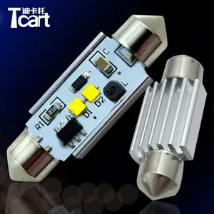 Lâmpada LED Tcart Festone CANBUS 12v de alta potência 5w sem erro C5W acessório para luz de teto de carro mapa interior lâmpada de leitura