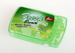 Hiver vert menthe poivrée sans sucre oral haleine fraîche liquide menthe pilule - Product Image 2