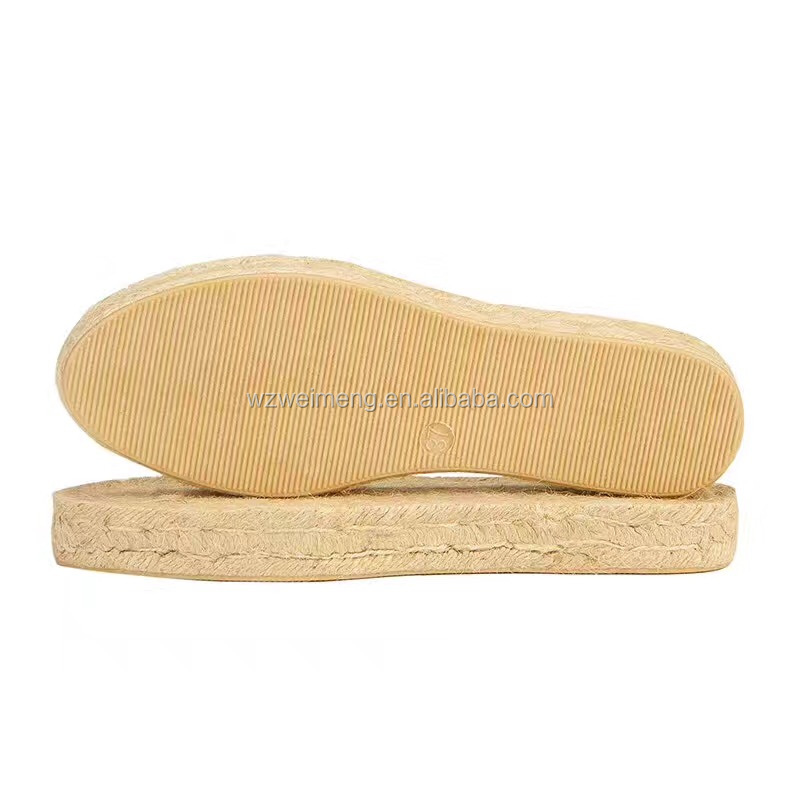 Удобные эспадрильи, джутовая подошва для изготовления обуви