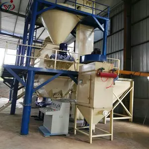Lini Produksi <span class=keywords><strong>Mortar</strong></span> Campuran Kering untuk Lem Ubin Semen/Putty Dinding - Product Image 1
