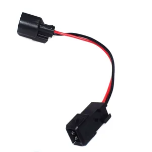 Venta caliente adaptador de enchufes de EV1 macho a EV6 2 pin del inyector de combustible flexible Universal