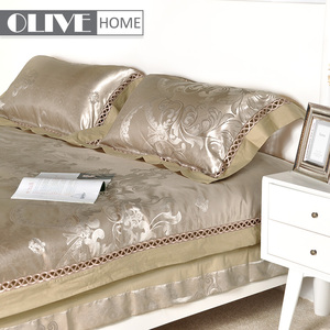 Al por mayor <span class=keywords><strong>Super</strong></span> suave confort Natural satén de lujo edredón de cama de algodón cama para sala - Product Image 1