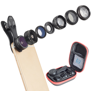 Online Shopping Usa Cell Phone Camera Lens Kit Premium Quality All Brands Mobile Clip-on 7in1 Lens - Product Image 2
