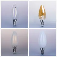 Lâmpada led de filamento c35 c35t, china, 2w, 4w, 85-265v, lumen alto, e12, e14, base, c35, c35t