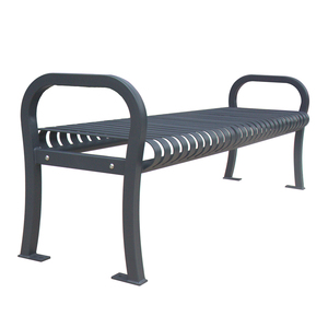 Dış mekan mobilyası parkı ucuz siyah demir döküm <span class=keywords><strong>metal</strong></span> backless veranda tezgah