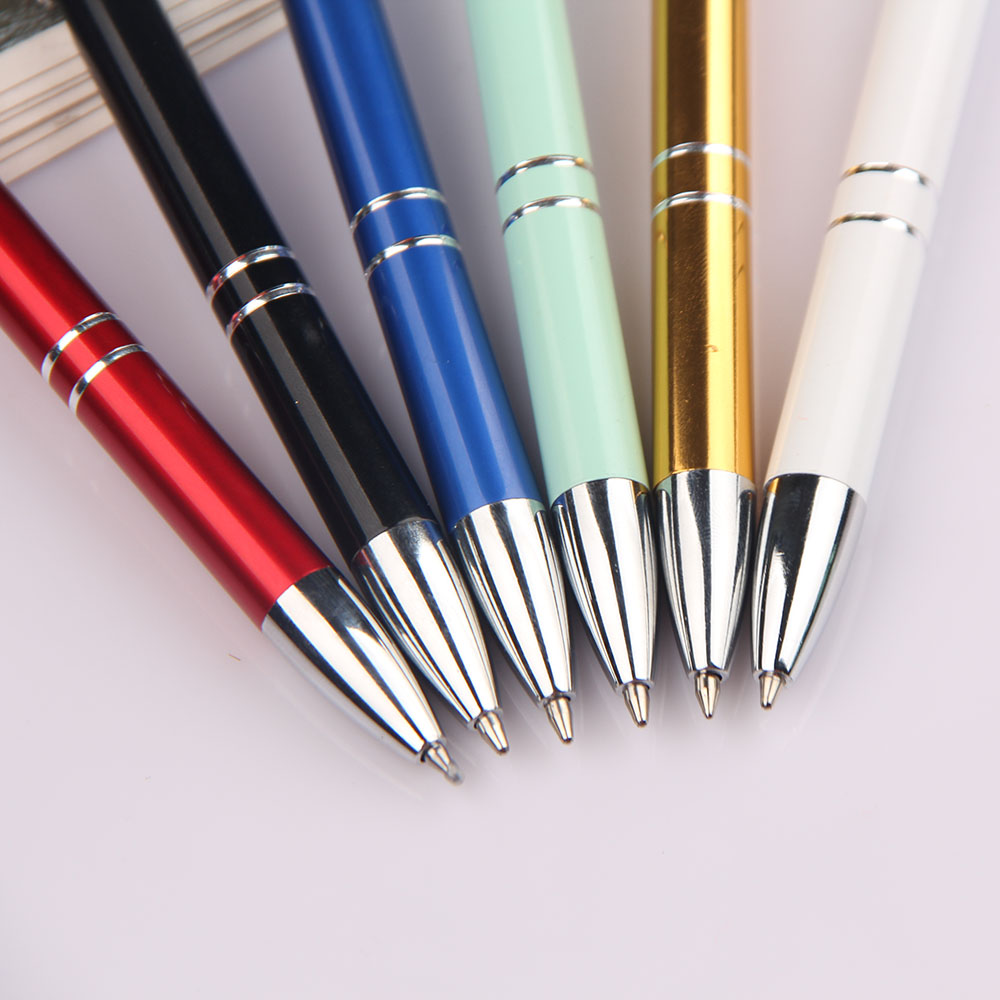 Рекламная металлическая ручка с гравировкой логотипа на заказ оптом