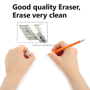 Crayons à <span class=keywords><strong>dessin</strong></span> en graphite sur bois avec <span class=keywords><strong>gomme</strong></span> pour fournitures scolaires - Product Image 6