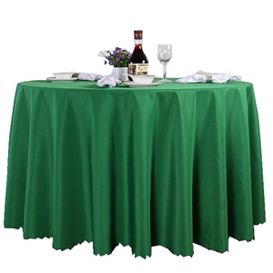 Khăn Trải Bàn Màu Sâm Banh Polyester Tròn Cho Đám Cưới Khăn Trải Bàn Tròn Trơn 132 Khăn Trải Bàn Tiệc Trắng Tùy Chỉnh - Product Image 4