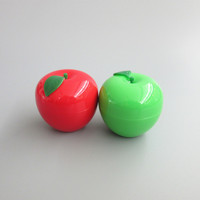 Nieuwe Koreaanse stijl ronde goedkope luxe fruitvormige 30g ABS plastic cosmetische huidverzorgingsverpakking met UV-druk