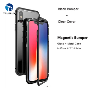 360 Gradi di Protezione per il <span class=keywords><strong>iphone</strong></span> X Corpo In Vetro Temperato Caso Della Copertura Del Respingente - Product Image 4