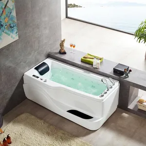 אמבטיה אקרילית חמה למכירה קנטון הוגן מודרני Pu עיסוי גואנגדונג דירה כפרית ג'קוזי אמבטיה סינר לוח בקרה למחשב