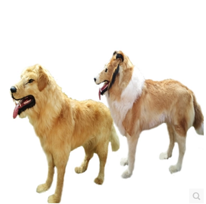 Pelliccia sintetica divertente artificiale cane vero mannequin per la visualizzazione - Product Image 1