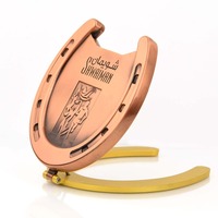 Oem Chine Artisanat En Gros Sublimation Personnalisé Logo Coupe du Trophée Et Médailles En Métal Plaqué Cuivre Trophées Et Récompenses