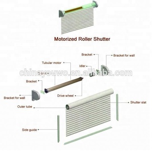 Portes <span class=keywords><strong>de</strong></span> <span class=keywords><strong>garage</strong></span> automatiques enroulables en aluminium isolées, personnalisées, légères, pour maison - Product Image 3