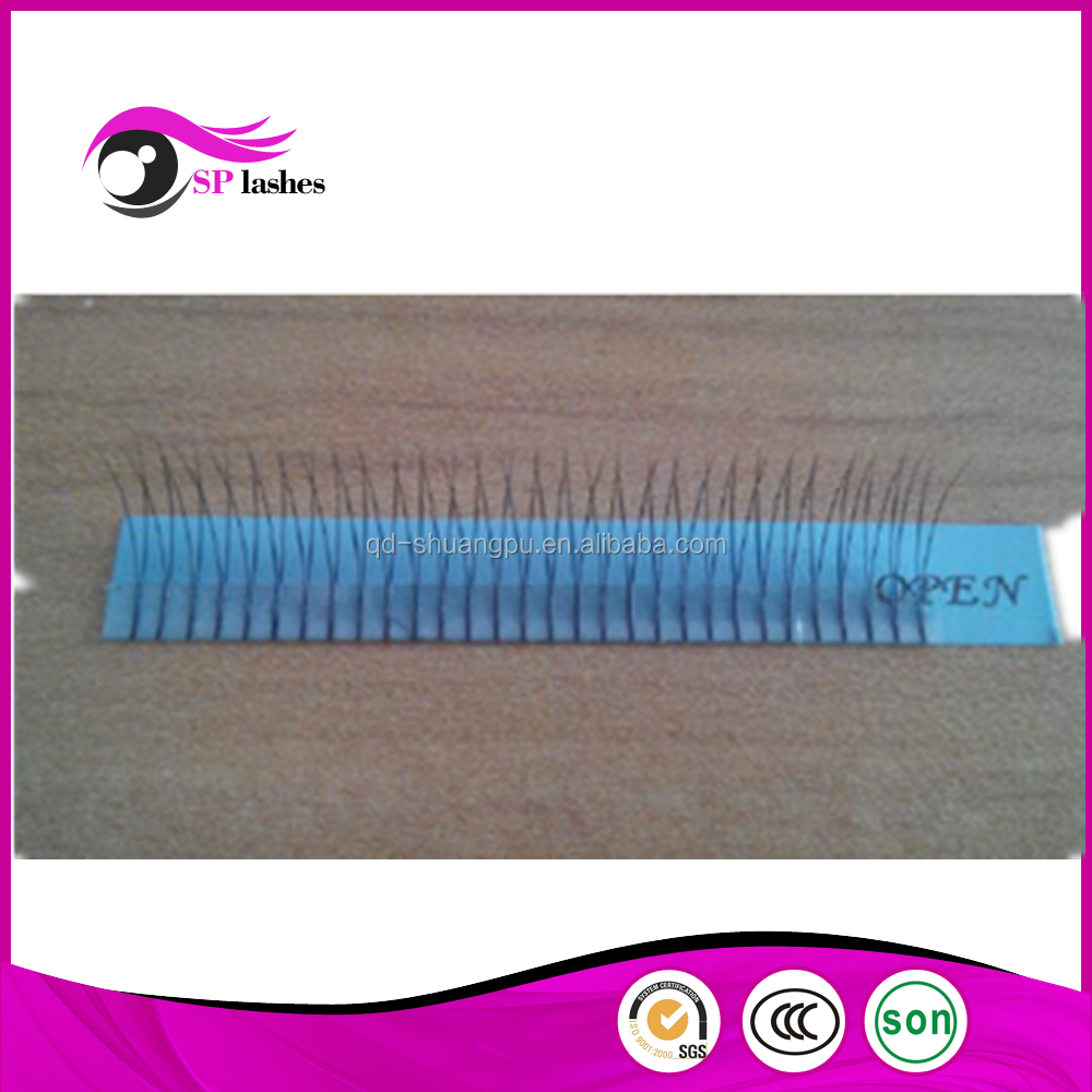Oem volume Y cils extension 2D synthétique cheveux faux cils extension