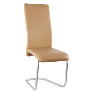 Free Sample Black Sloan Roblar Quilted Full Grain High Back Brown <strong>Cream</strong> All Beige Hard Restaurant Leather <strong>Dining</strong> <strong>Chair</strong> - Product Image 4