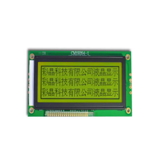 5V Parallelle Interface Stn Y-G Cob 192X64 Dots Alfanumerieke Lcd Display Module