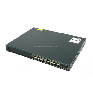 تستخدم سيسكو كاتاليست WS-C2960 + 24PC-L 24 ميناء 10/100 متر تمكنت الشبكة poe التبديل تبديل سلسلة C2960 تمرير اختبار في الأسهم - Product Image 3
