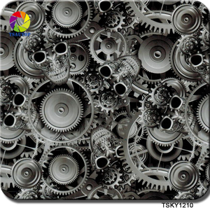 TSAUTOP 0.5/1M Lebar Pola Tengkorak untuk Hydro Dipping dan Water Transfer Printing - Product Image 5