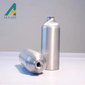 Nuovo tipo di vendita calda di alluminio co2 cilindro di grado alimentare bevanda di gas di biossido di carbonio