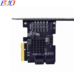 Bán buôn 5 SATA 3.0 7pin kết nối để PCI Express PCI-E 4x Adapter mở rộng thẻ 6gbps jms585 cho ổ đĩa cứng - Product Image 4