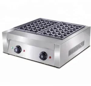 Commerciale Non-bastone 220 v Giapponese Elettrico Palla Polpo Takoyaki Grill Macchina/Pesce Pellet Che Fa La Macchina