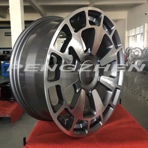 PENGZHEN <span class=keywords><strong>18</strong></span> 19 pulgadas 5x139,7 radios gris brillante llantas forjadas para <span class=keywords><strong>Dodge</strong></span> <span class=keywords><strong>Ram</strong></span> - Product Image 3